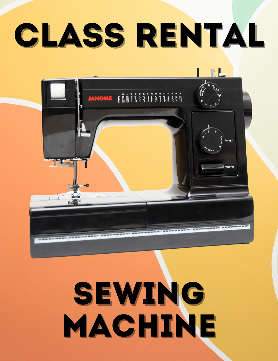 Sewing Machine Rental For Class Use RICK RACK Textiles