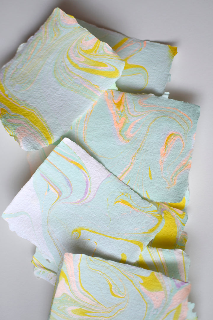 Guest Workshop - Fabric Marbling - Ochre Lea