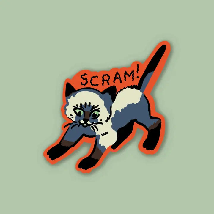 The Golden Doodle - Vinyl Sticker - Scram