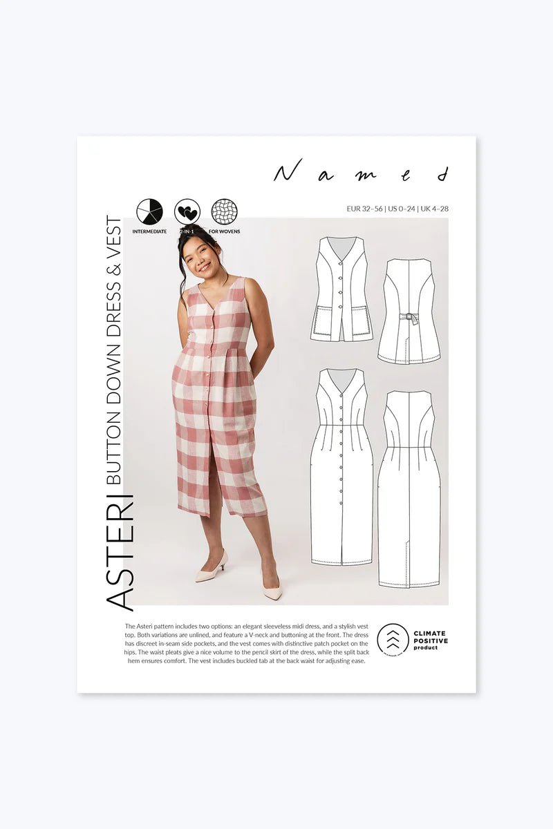 Named Clothing - Asteri Button Down Dress & Vest