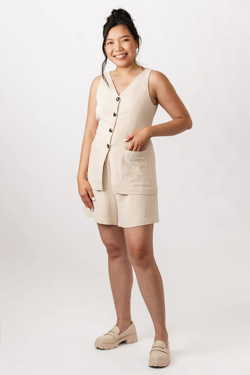 Named Clothing - Asteri Button Down Dress & Vest