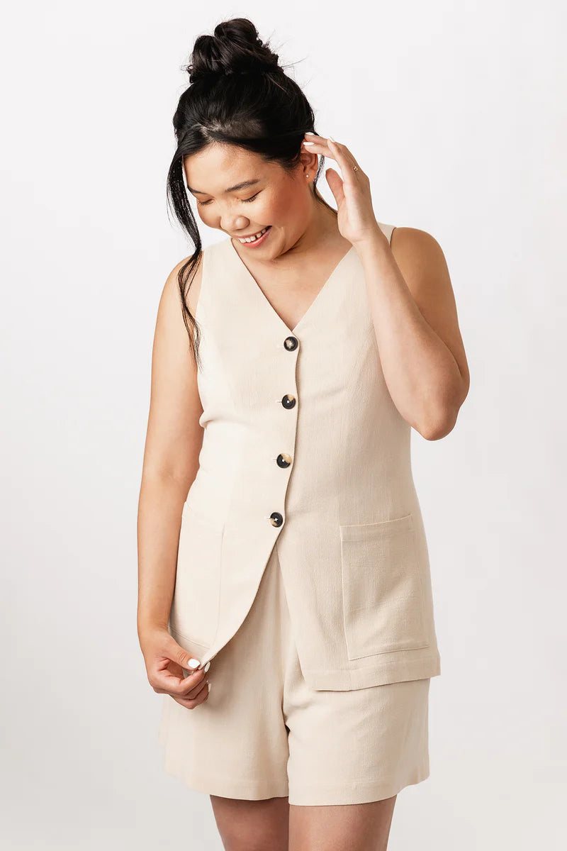 Named Clothing - Asteri Button Down Dress & Vest