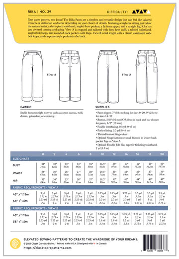 Closet Core - Rika Pants