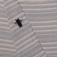 Cotton - Double Gauze - Stripe - Natural Black