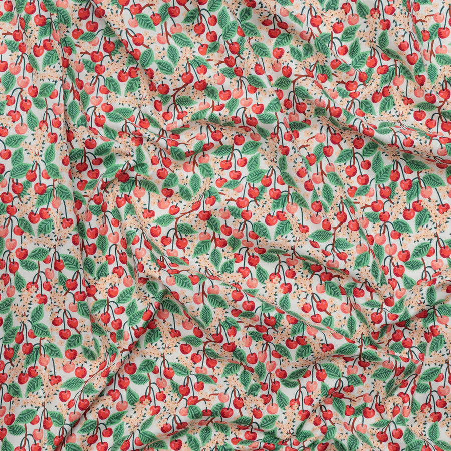 Rifle Paper Co. - Cotton - Orchard - Cherry Blossom - Cream