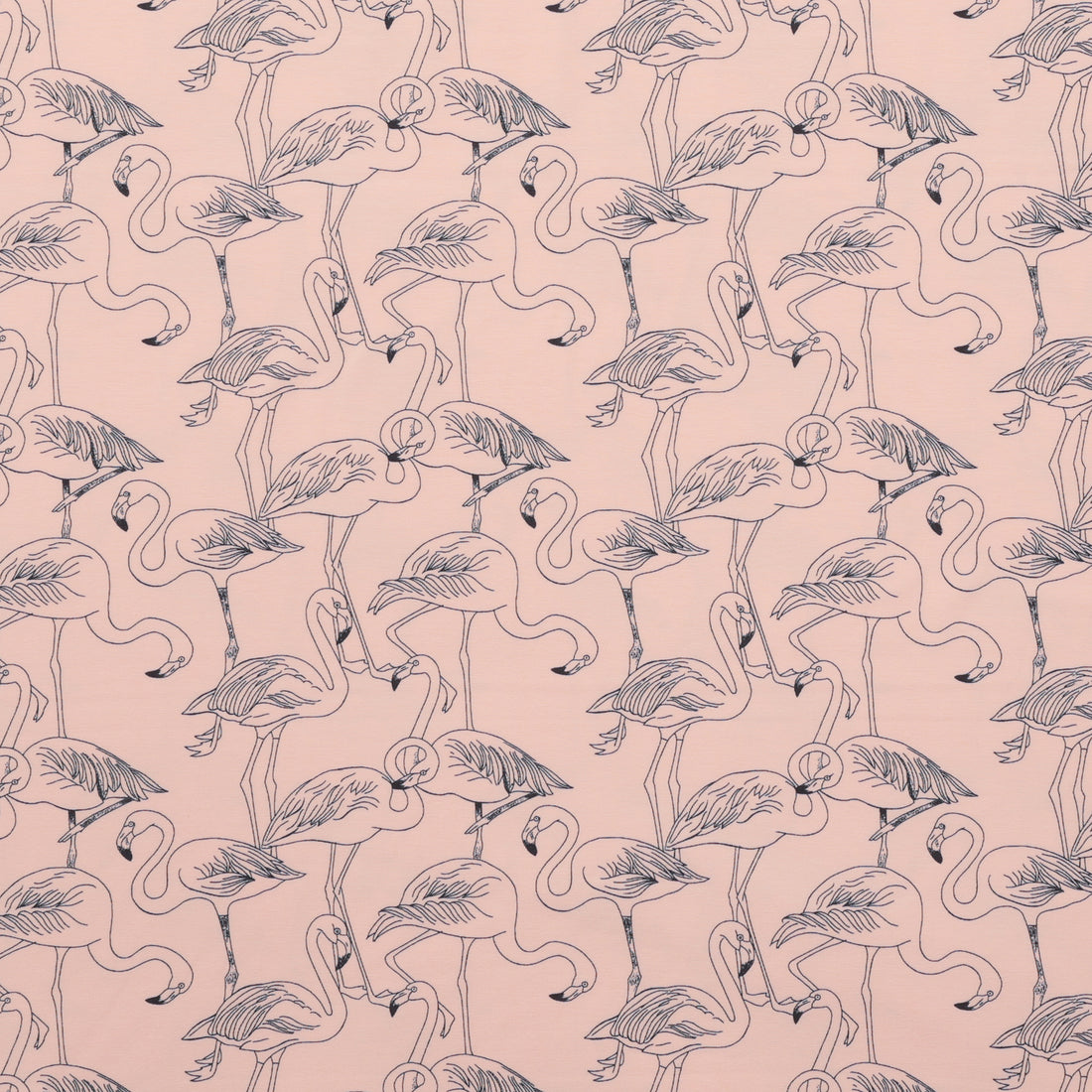 Katia - Cotton - Jersey - Coral Flamingos