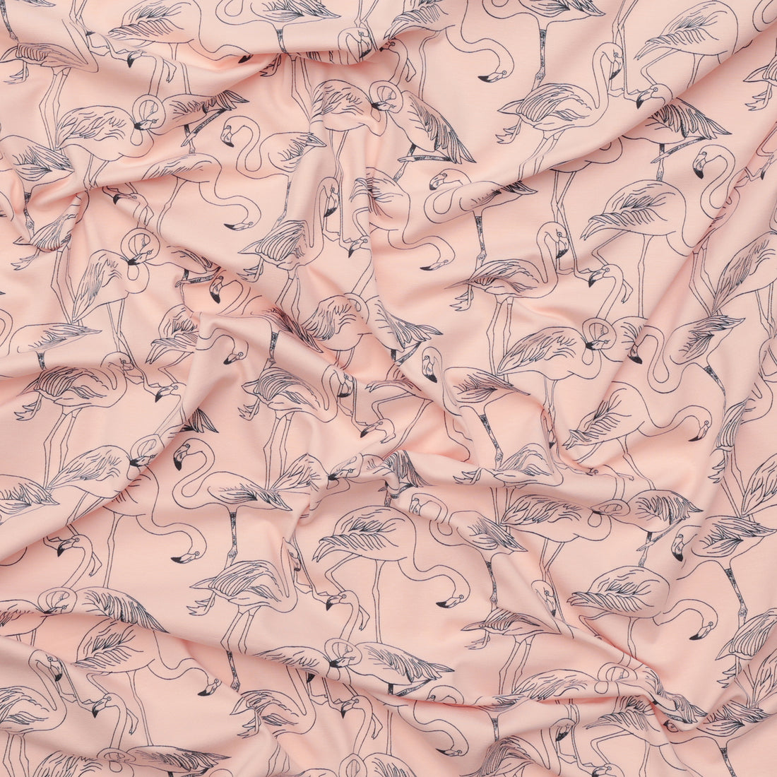 Katia - Cotton - Jersey - Coral Flamingos