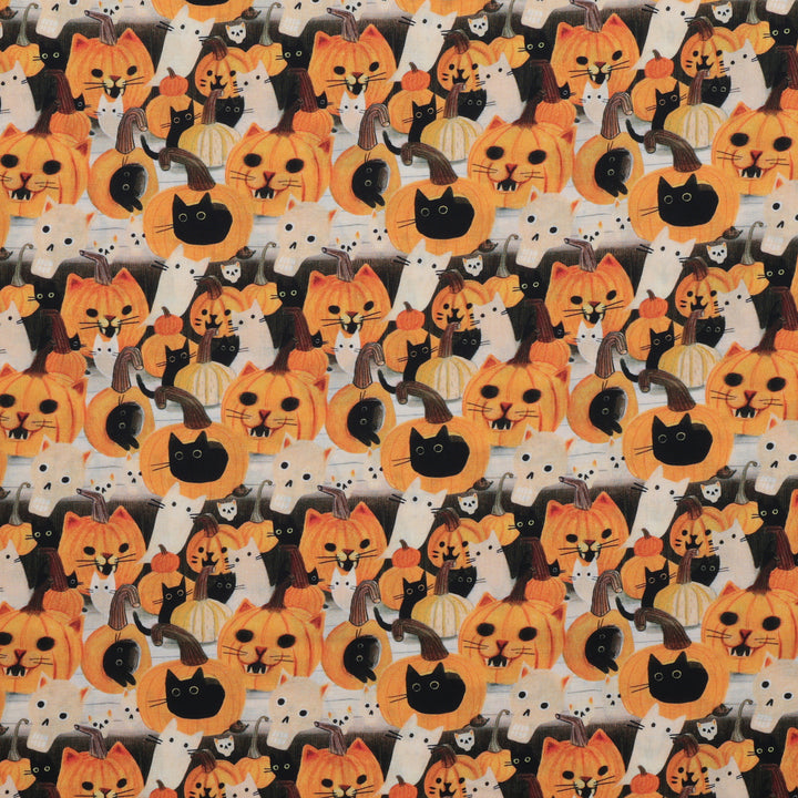 Dear Stella - Cotton - Meowloween - Multi