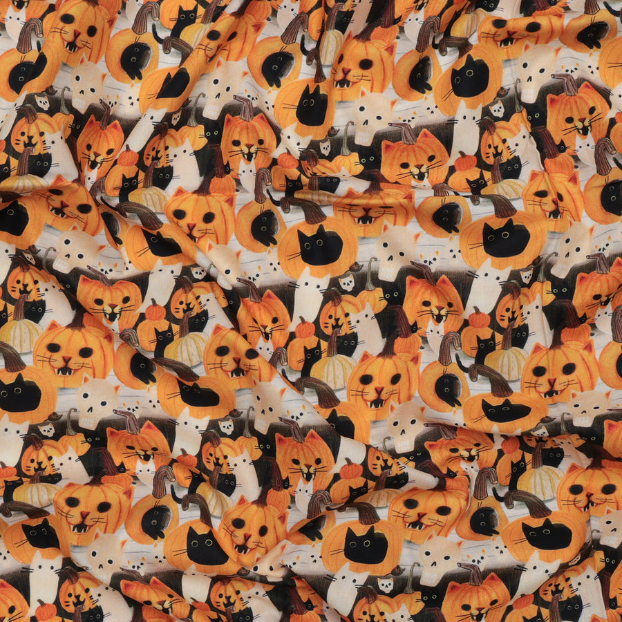 Dear Stella - Cotton - Meowloween - Multi