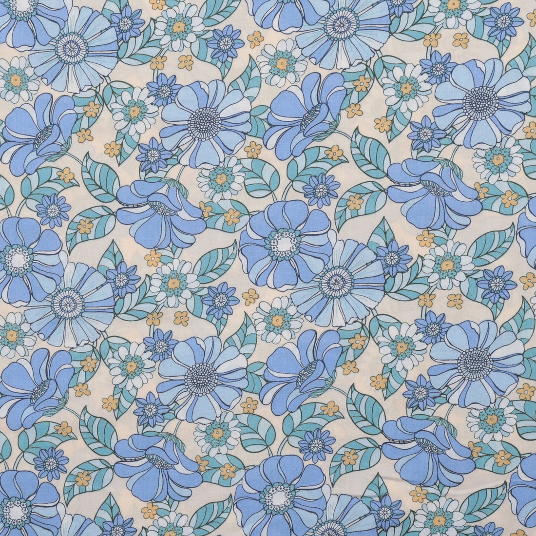 Rayon - Challis - Groovy Floral - Assorted