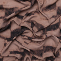 Viscose - Noelle - Digital Twill Print - Mocha