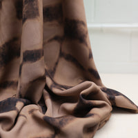 Viscose - Noelle - Digital Twill Print - Mocha