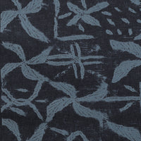 Cotton - Italian Denim - Resist Print - Navy