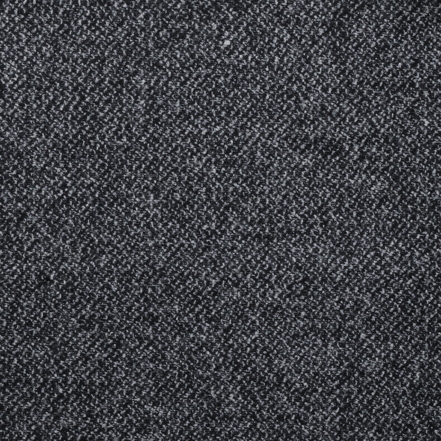 Wool Blend - Italian Novelty Coating - Black White