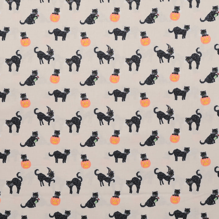 Rifle Paper Co. - Cotton - Halloween - Black Cat - Linen