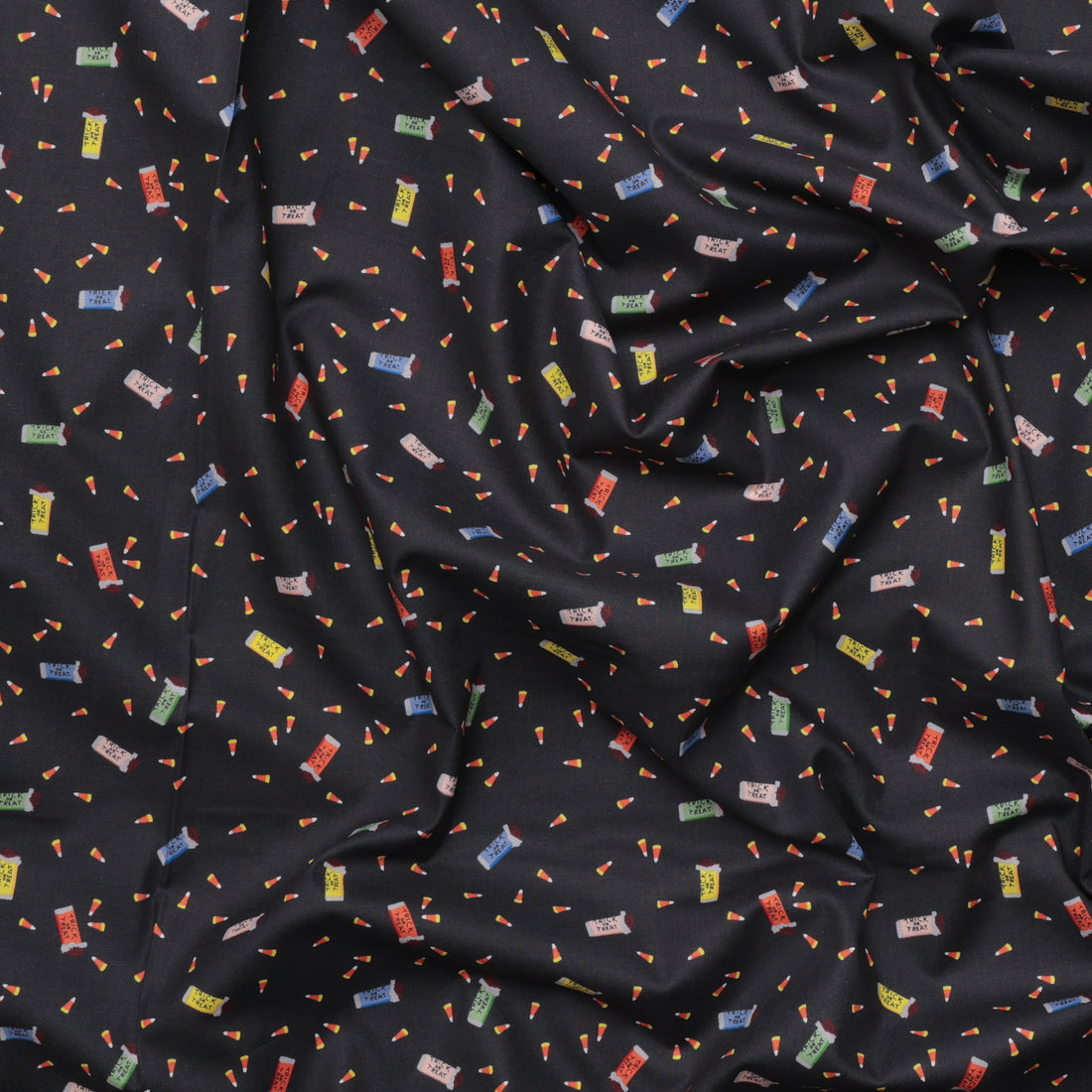 Rifle Paper Co. - Cotton - Halloween - Trick Or Treat - Black