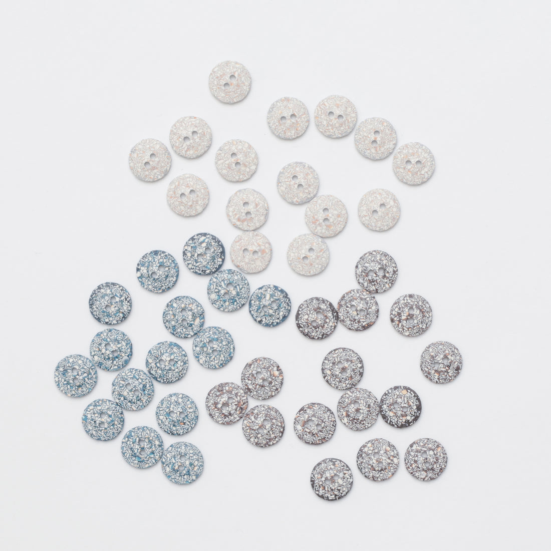 ELAN - 2 Hole Button - 18mm - Mosaic Tile - Assorted