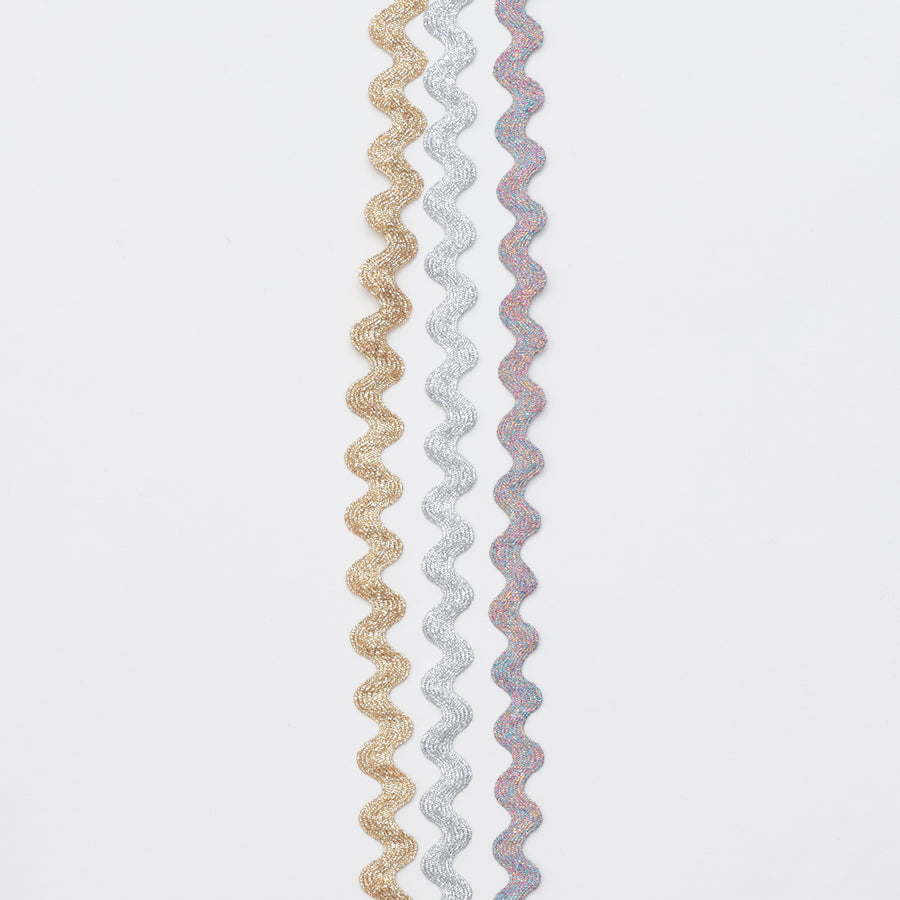 Rick Rack Braid - Metallic -  15mm - Assorted