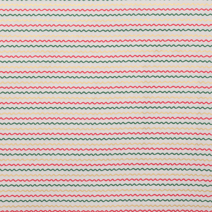 Rifle Paper Co. - Cotton - Holiday Classics III - Ribbon Stripes - Cream