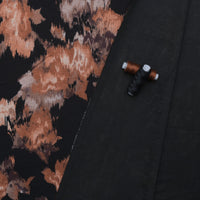 Rayon Blend - Virginia Knit Print - Black Rust