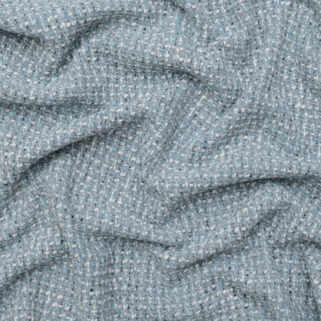 Wool Blend - Coating - Chunky Twill - Blue Pearl