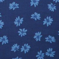 Rayon Blend - Santa Barbara - Print - Blue Denim