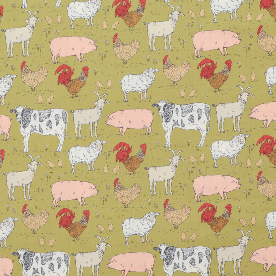 Moda - Cotton - Farmstead - Animal Farm - Meadow