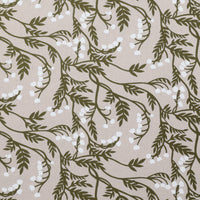 Figo - Cotton Linen - Grove - Branches - Green