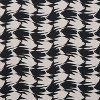 Figo - Cotton Linen - Grove - Birds - Black