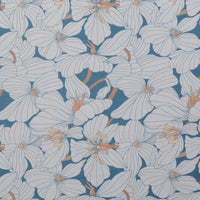 Figo - Cotton Linen - Grove - Floral - Navy