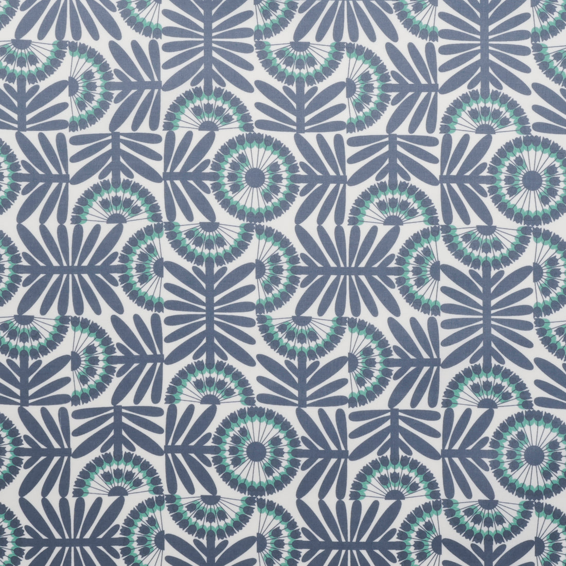 Cloud 9 - Organic Cotton - Laminated - Retro Rotating Allium