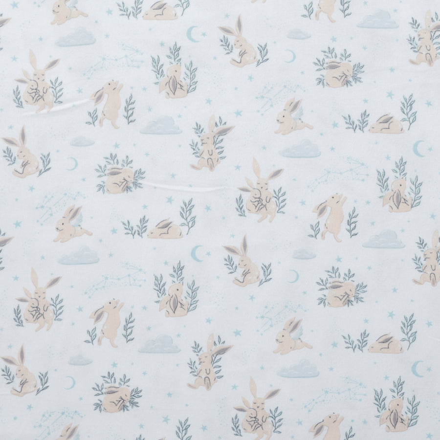 Camelot - Flannel - Bunny Dreams - White