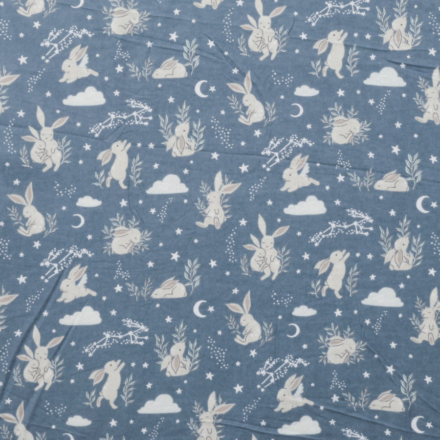 Camelot - Flannel - Bunny Dreams - Blue