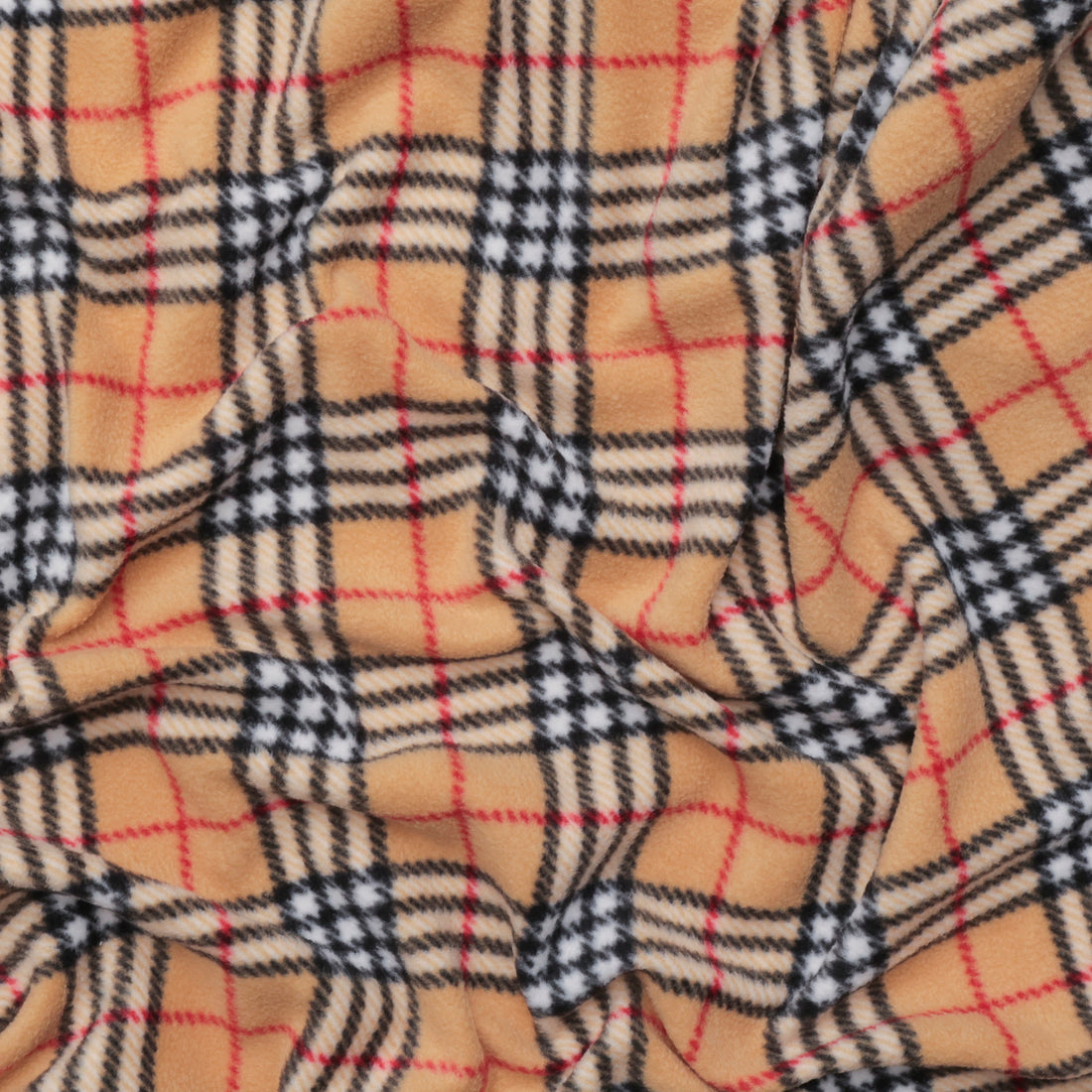 Camelot - Fleece - Plaid - Beige