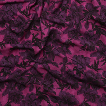 Viscose - Noelle - Digital Twill Print - Magenta