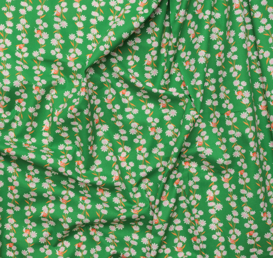 Ruby Star - Cotton - Carousel - Daisy Chain - Verdant