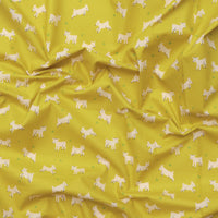 Ruby Star - Cotton - Animal Animal - Baby Goats - Pistachio