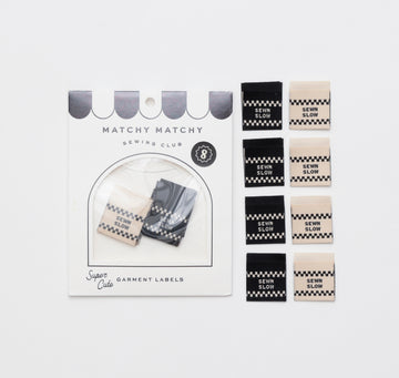 Matchy Matchy Sewing Club - Sewing Labels - Sewn Slow