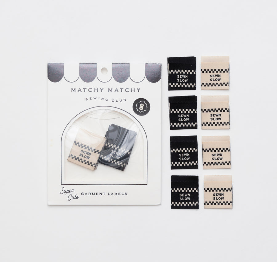 Matchy Matchy Sewing Club - Sewing Labels - Sewn Slow