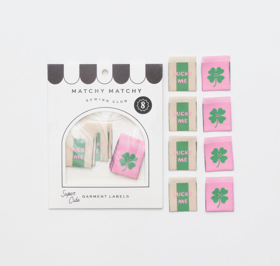 Matchy Matchy Sewing Club - Sewing Labels - Lucky Clover