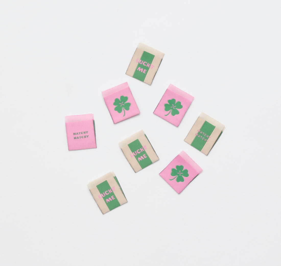 Matchy Matchy Sewing Club - Sewing Labels - Lucky Clover