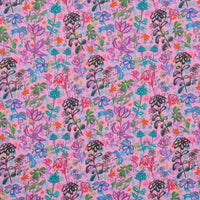 Cotton - Woven - Print - Bright Flowers - Pink