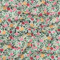 Rifle Paper Co. - Cotton - English Rose - Roses - Mint