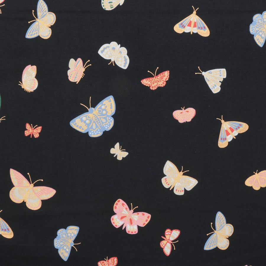 Rifle Paper Co. - Canvas - English Rose - Butterfly House - Black