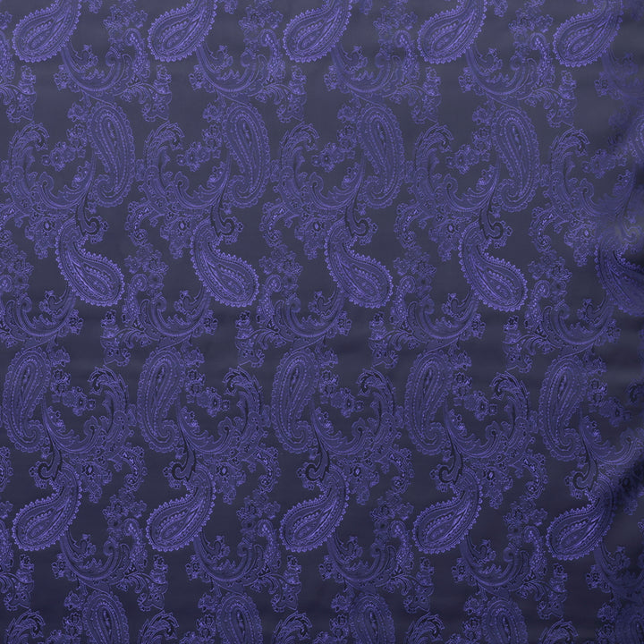 Poly Viscose - Lining - Paisley - Purple