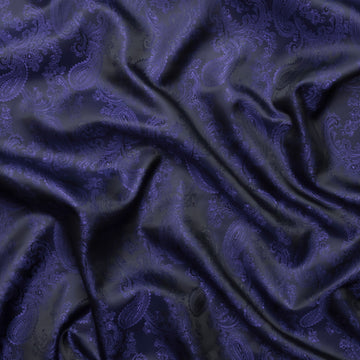 Poly Viscose - Lining - Paisley - Purple