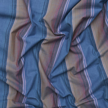 Kaffe Fassett - Cotton - Woven Stripes - Exotic Stripe - Denim