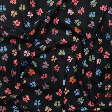 Ruby Star - Cotton - Ooh Lucky Lucky - Butterfly - Black