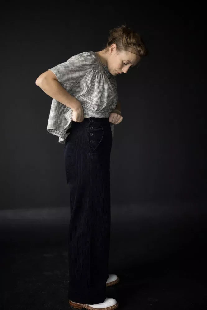 Merchant & Mills - Quinn Wide Leg Trousers - 6-18