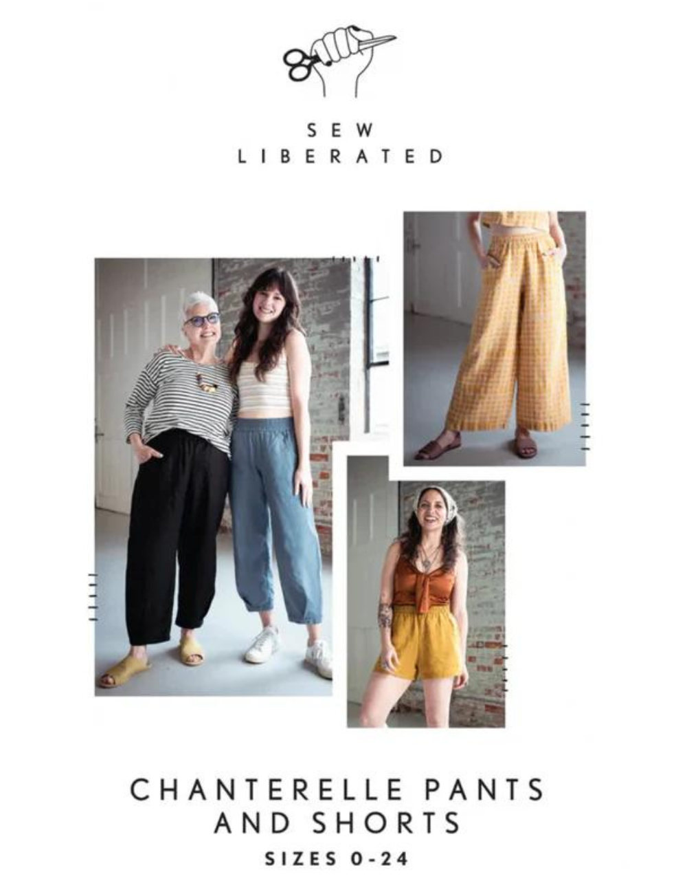 Sew Liberated - Chanterelle Pants & Shorts - 00 - 24